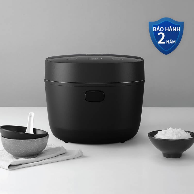 EJR586BLK-Nồi cơm điện cao tần Locknlock IH rice cooker - 220V, 50Hz, 1100W, 1.2L- Màu đen