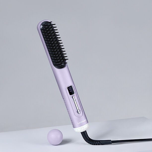 ENA223PUP - Lược điện tạo kiểu LocknLock Hair styling brush 220V~, 50Hz, 43W - Màu tím