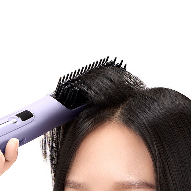 ENA223PUP - Lược điện tạo kiểu LocknLock Hair styling brush 220V~, 50Hz, 43W - Màu tím