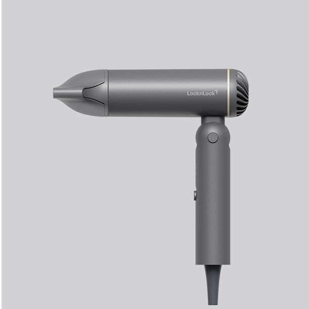 ENA626GRY - Máy sấy tạo kiểu tóc gấp gọn LocknLock Foldable hair styling dryer 220-240V, 50-60Hz, 1300W - Màu xám