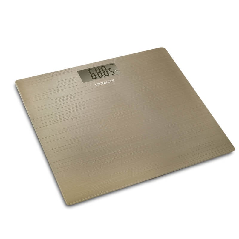 ENC526SLV - Cân sức khỏe điện tử Lock&Lock dùng trong gia đình, pin sạc - 180kg