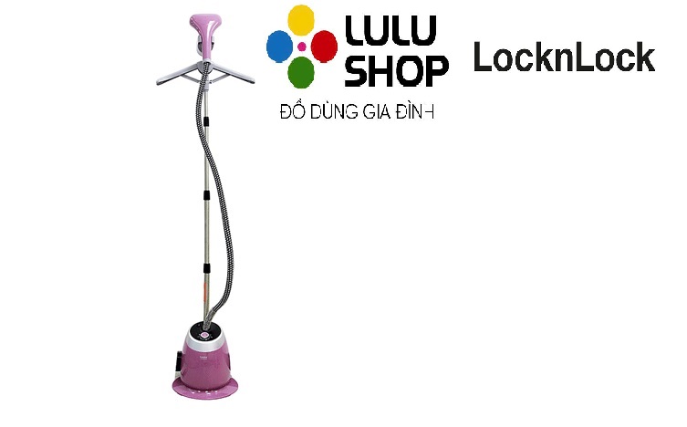 ENI211 - Bàn là hơi nước dạng đứng Lock&Lock 220-240V / 50Hz / 1580W / 1.4L, Có phụ kiện: Găng tay / Bàn chải / Móc treo