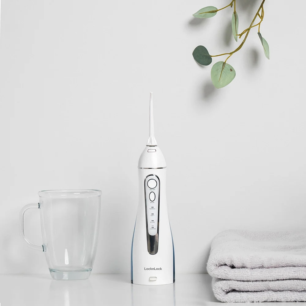 ENR156BLU - Máy tăm nước không dây Lock&Lock Cordless Oral Irrigator, 200ml - Màu xanh da trời