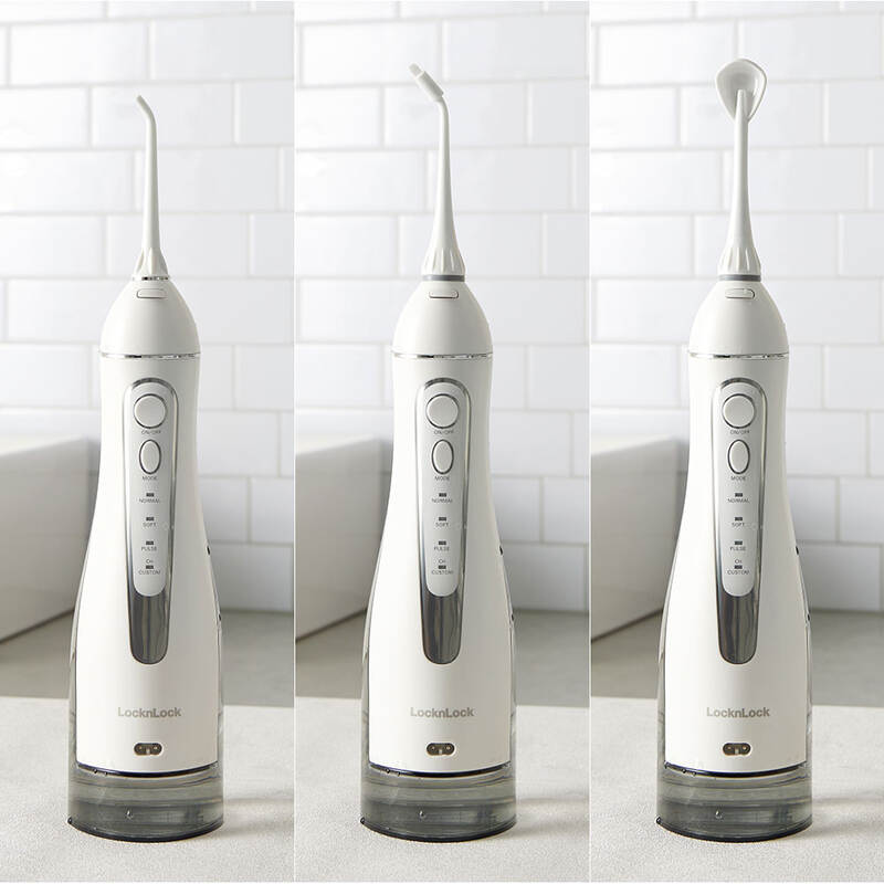 ENR166GRY- Máy tăm nước LocknLock Jumbo oral irrigator 300ml - Màu xám