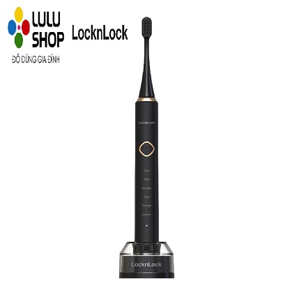 ENR636BLK-Bàn chải đánh răng điện LocknLock, Premium daily care electric toothbrush DC3.7V, 3W, Sạc không dây-Màu đen