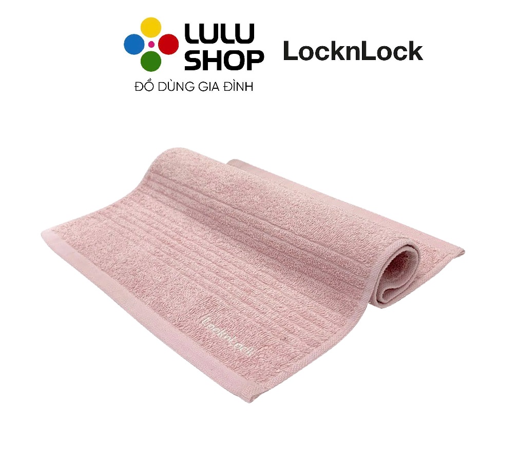 ETM001PIK-Khăn mặt cotton LocknLock, 30x50 cm, màu hồng