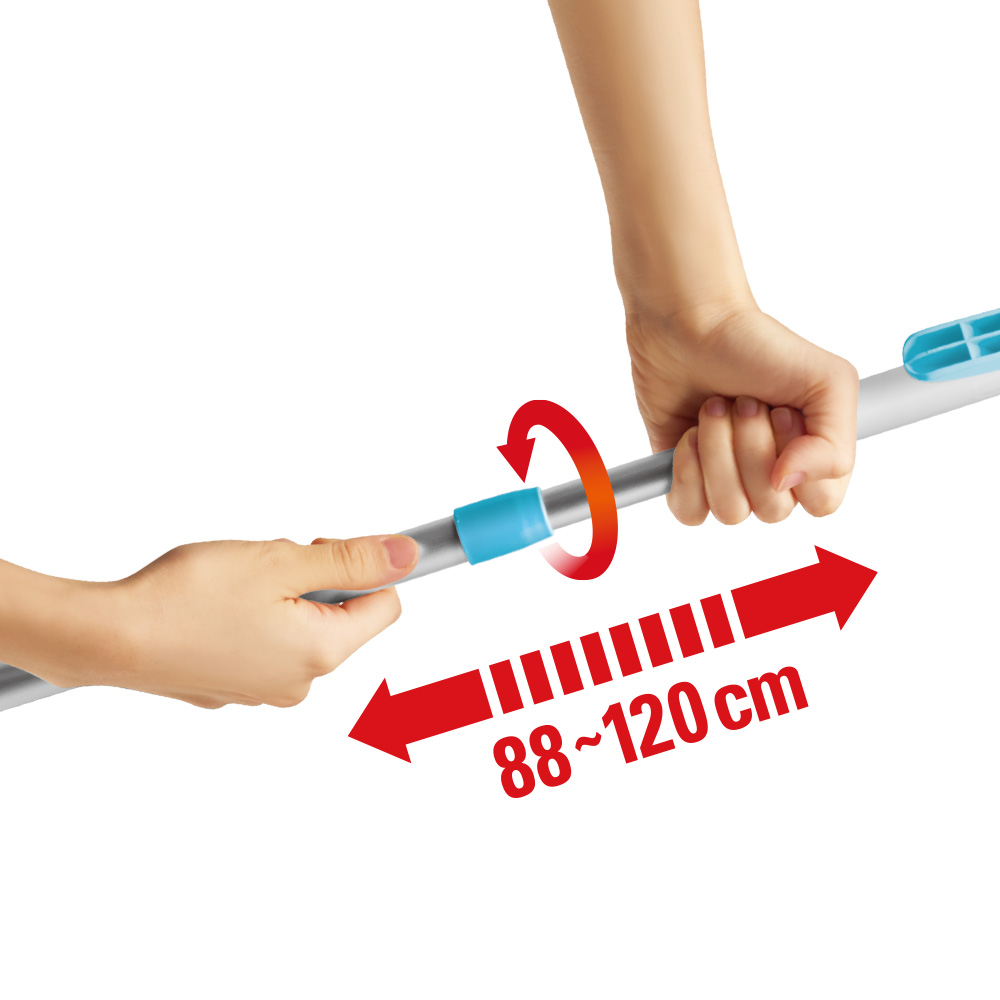 ETM418 - Cây lau kính Extendable Squeegee, hiệu Lock&Lock, 240*880-1200mm