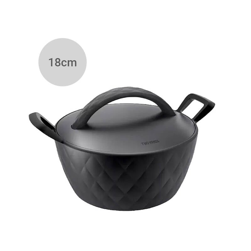 GTH3202-IH - Nồi Lock&Lock Salon 2 tay cầm 20cm (Có thể sử dụng bếp từ ) - Màu đen