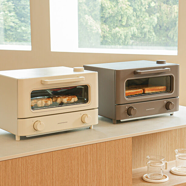 JRK-OT1201SOM - Lò nướng điện Jenniferoom Steam oven toaster 220 V~, 50 Hz, 1000 W, 12 L - Màu be