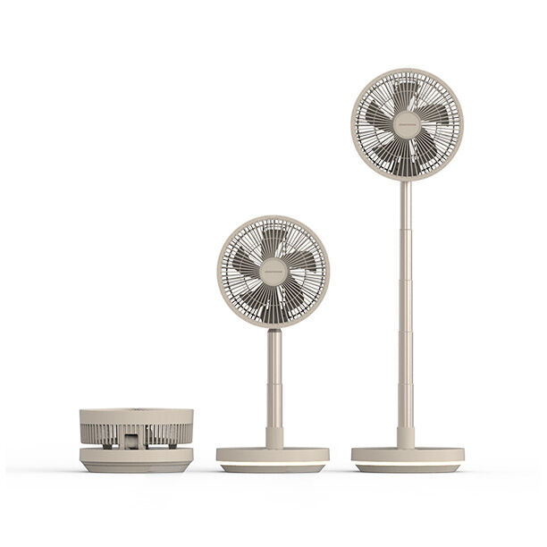 JRL-FF085COM - Quạt sạc điện gấp gọn Jenniferoom Foldable fan 5V, 2A, 8W, 8000mAh - Màu be