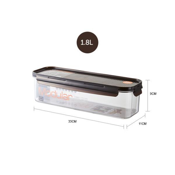 LBF410 - Hộp bảo quản thực phẩm hình chữ nhật Bisfree Modular 1.8L