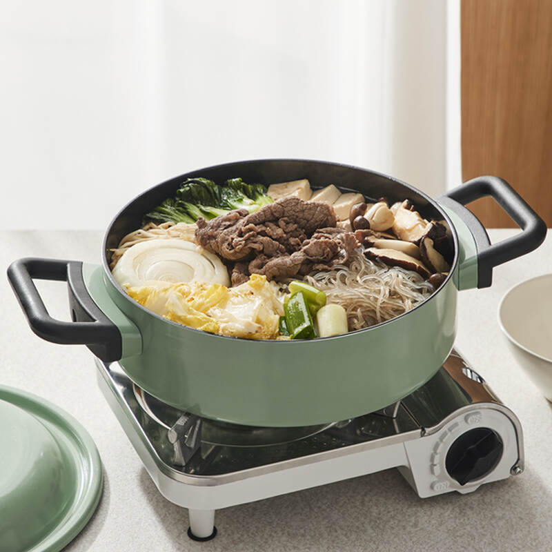 LDE1244IH - NỒI DECOR Lock&Lock, 24CM, hai tay cầm - Màu Mint