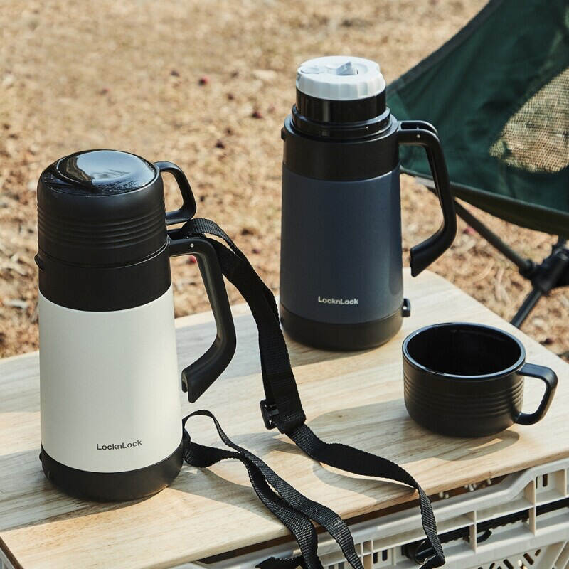 LHC1484NVY - Bình giữ nhiệt LocknLock Easy Outdoor Vacuum Bottle 1.2L - Màu xanh navy