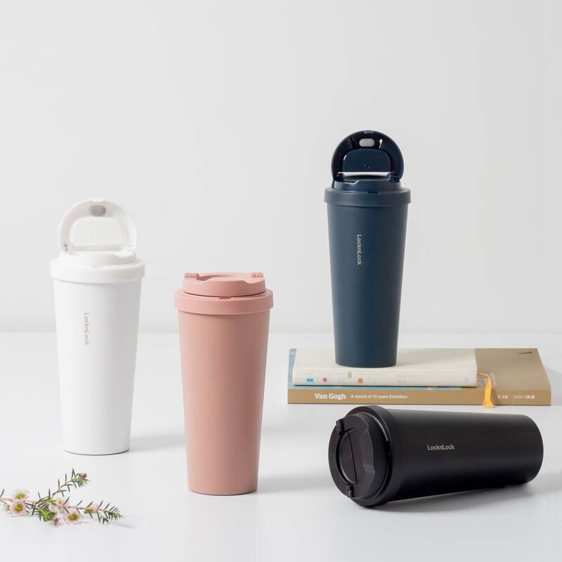 LHC3249BLK - Bình giữ nhiệt LocknLock Energetic Tumbler 550ml - Màu đen
