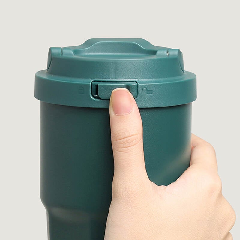 LHC3329BEG - Bình giữ nhiệt LocknLock Vacuum coffee tumbler 460ml - Màu beige