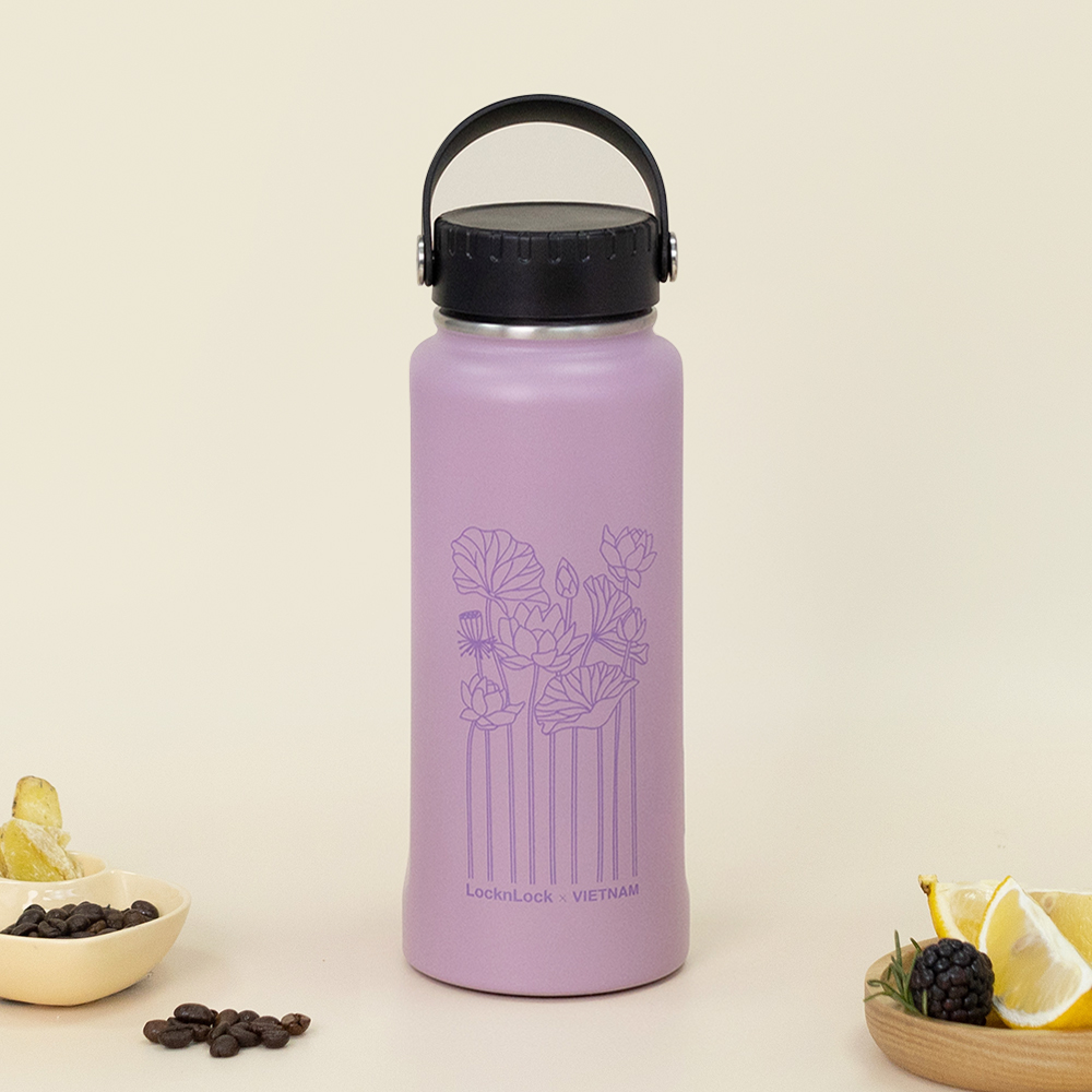 LHC4160VOL - Bình giữ nhiệt 897ml LocknLock Riga Tumbler Vietnam Edition - Màu tím