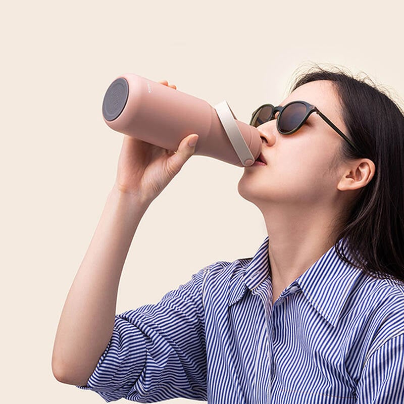 LHC4202PIK - Bình giữ nhiệt Lock&Lock Metro Double 470ml - Màu hồng