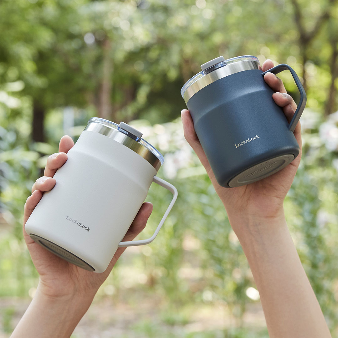 LHC4219MIT - Ca nước giữ nhiệt LocknLock Metro Mug 475ml - Màu xanh bạc hà