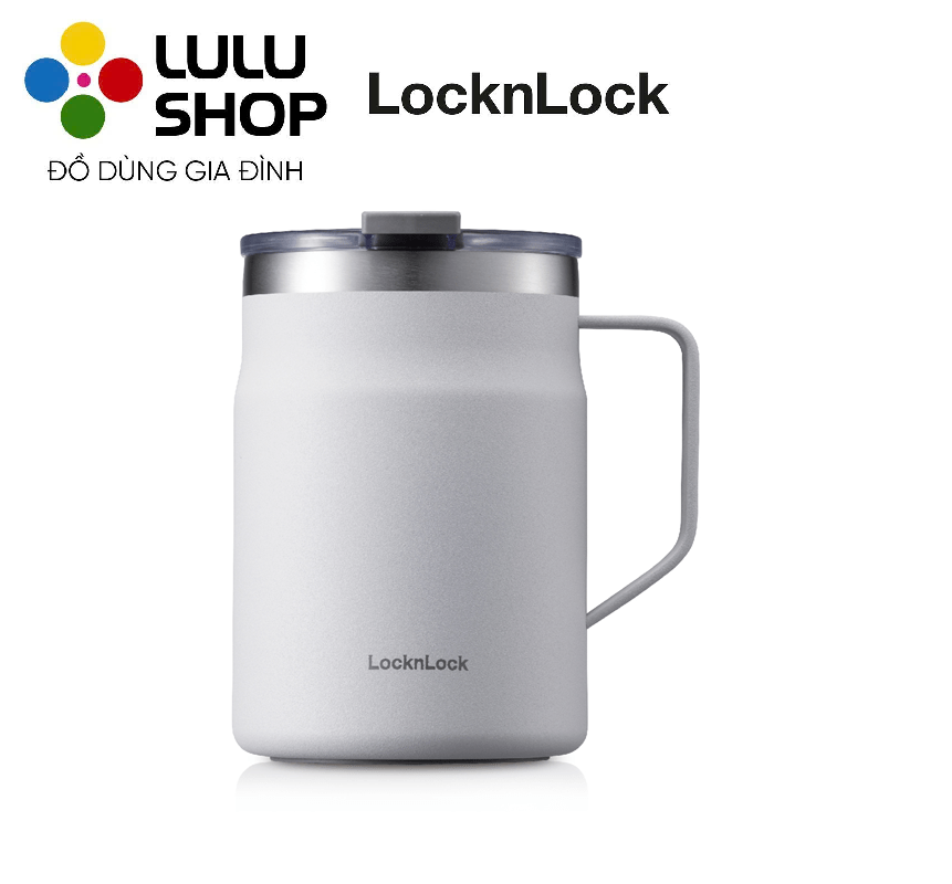LHC4219WHT - Ca nước giữ nhiệt LocknLock Metro Mug 475ml - Màu trắng