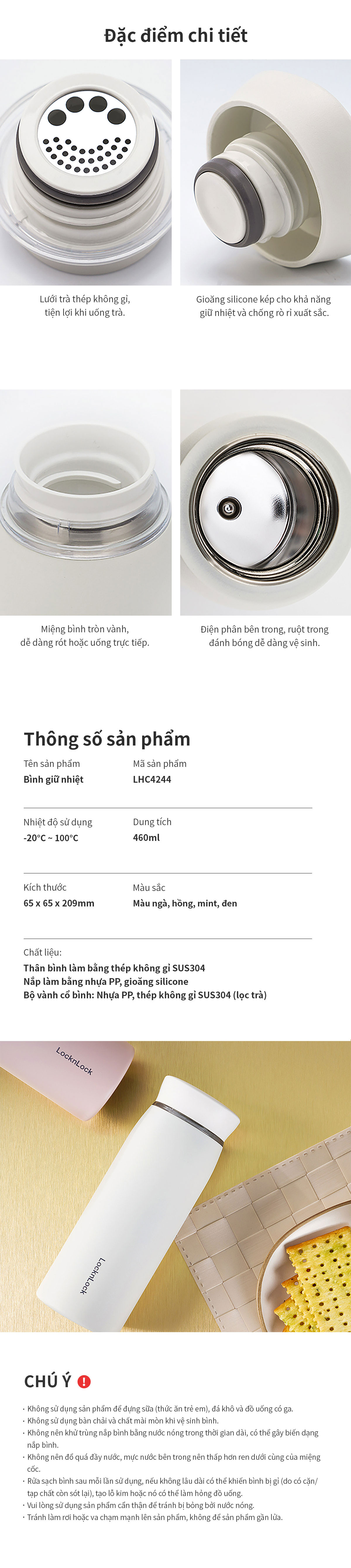 LHC4244PIK-BÌNH GIỮ NHIỆT-460ML-PIK-CN-8
