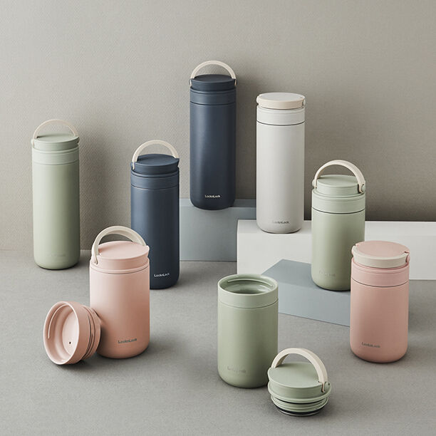 LHC4274NVY - Bình giữ nhiệt LocknLock Metro Two Way 475ml - Màu Navy