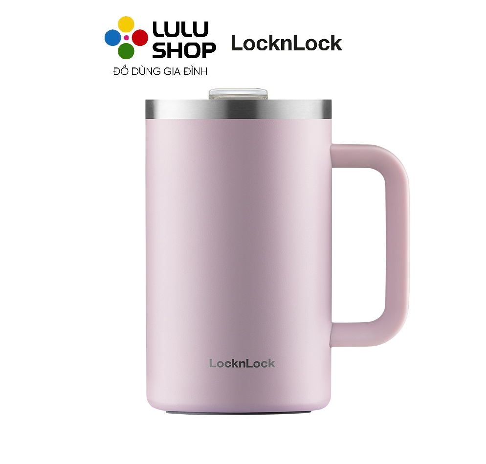 LHC4320VOL - Ca nước giữ nhiệt LocknLock Flat Table Mug 730ml - Màu tím