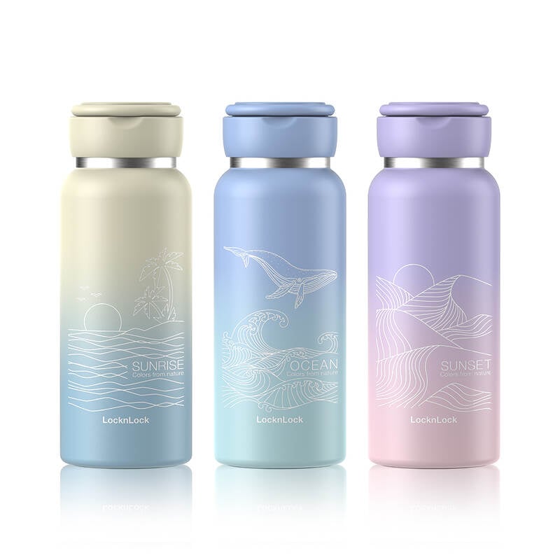 LHC4321NIVY - Bình giữ nhiệt LocknLock Sling Ring Tumbler Sunrise 650ml - Màu ngà