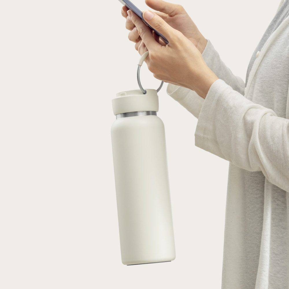 LHC4321IVY - Bình giữ nhiệt LocknLock Sling Ring Tumbler 650ml - Màu ngà