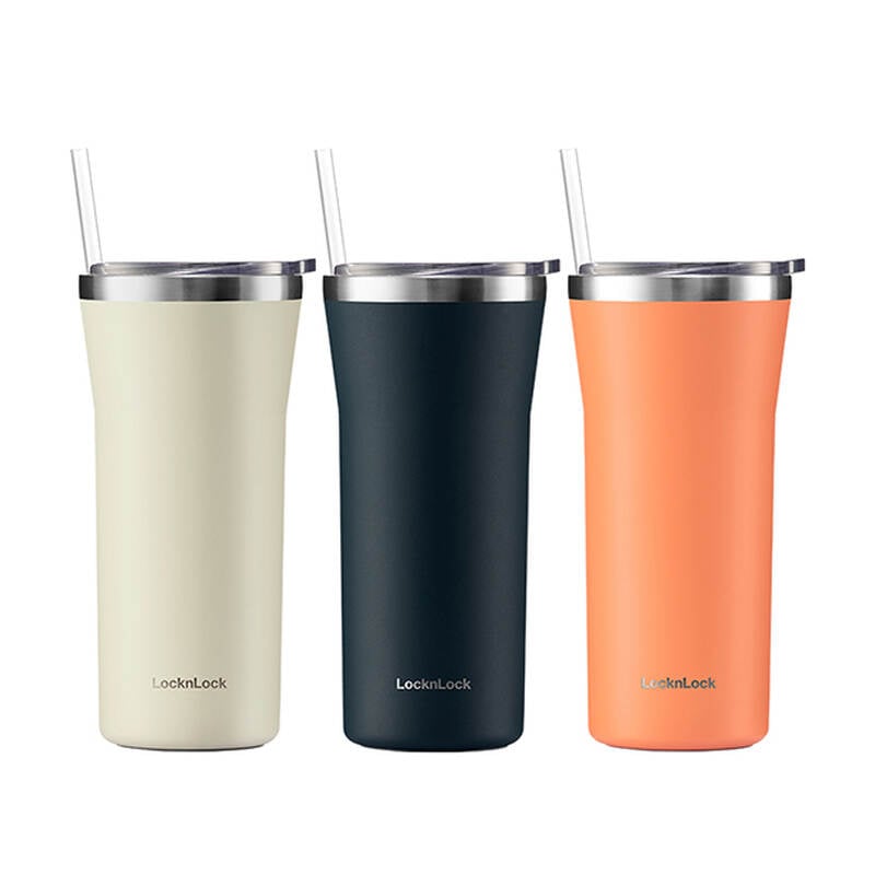 LHC4325YRED - Bình giữ nhiệt LocknLock Daily Essential 870ml - Màu san hô