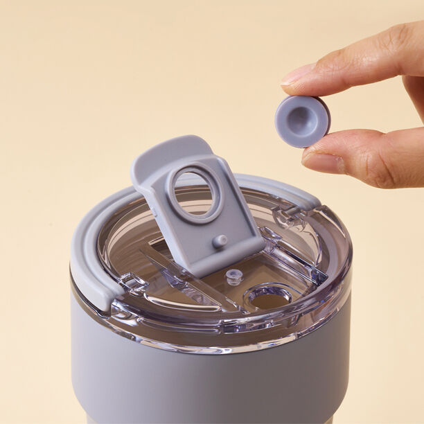 LHC4416WHT - Bình giữ nhiệt LocknLock Metro cafe top handle 710ml - Màu trắng