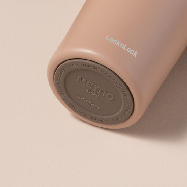 LHC4418BLK - Bình giữ nhiệt LocknLock Metro cafe handle 750ml - Màu đen