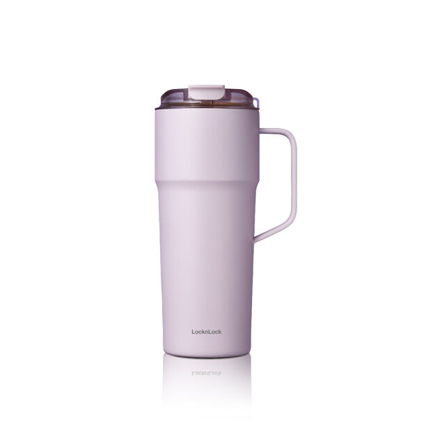 LHC4418LVOL - Bình giữ nhiệt LocknLock Metro cafe handle 750ml - Màu tím nhạt