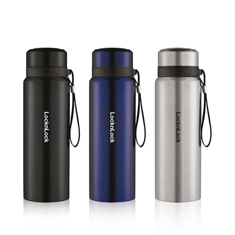 LHC6180BLK - Bình giữ nhiệt Lock&Lock Vacuum Bottle 800ml bằng thép không gỉ - Màu đen