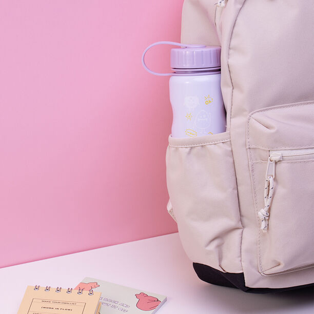 LHC7005VOL - Bình nước bằng thép không gỉ LocknLock School Fit Switch Color  - Màu tím