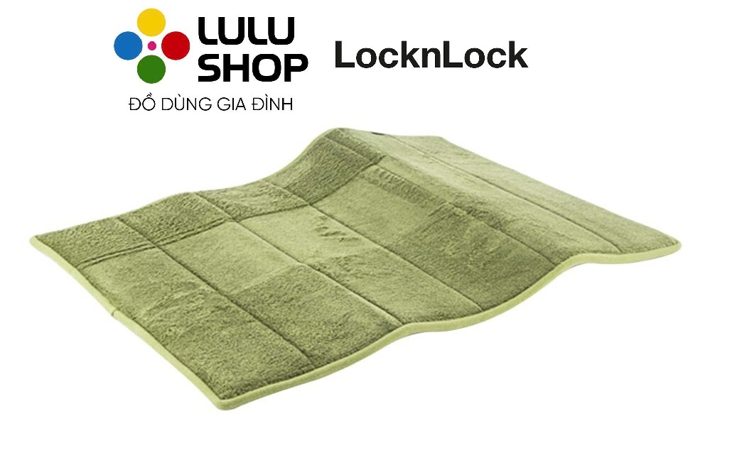MAT511GRN-Thảm chùi chân memory foam - Stripe, size M-460*700-15, màu xanh lá.