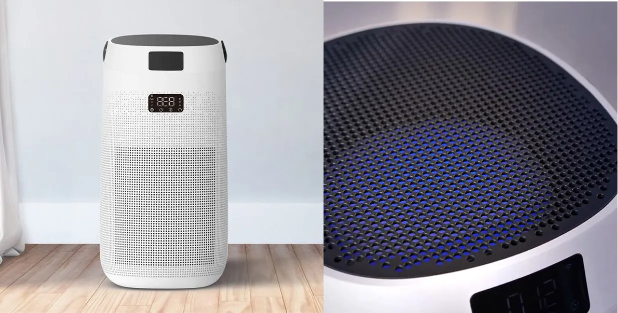 ENP124WHT Máy lọc không khí nhãn hiệu Locknlock, Air purifier 272*302*532mm,100-240V, 50/60HZ, 50W - Màu trắng