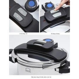 CCP227SLV - Nồi áp suất One touch ф22cm, 7L