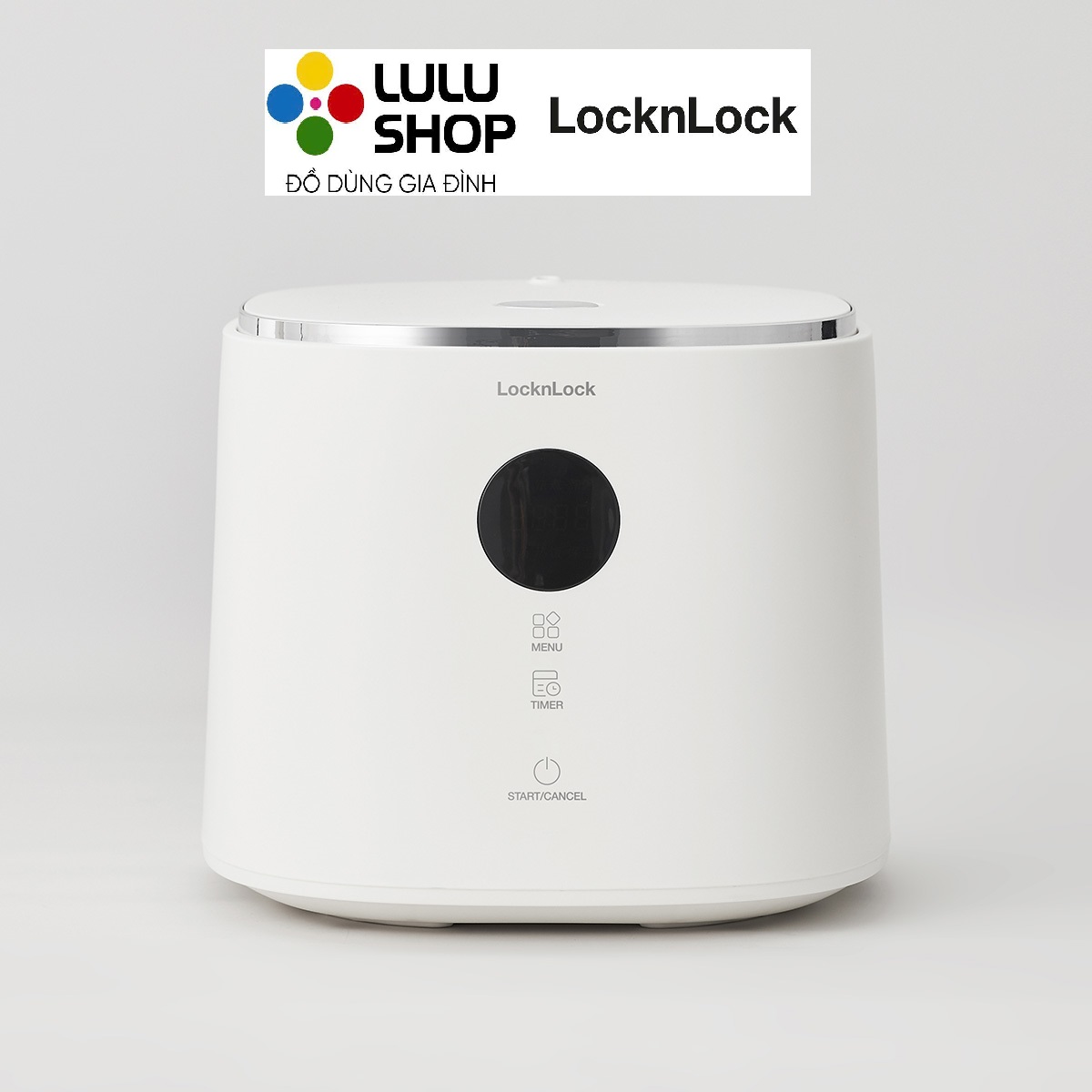EJR384IVY - Nồi cơm điện Locknlock Nemo rice cooker 220V, 50Hz, 605W, 1.2L- Màu ngà