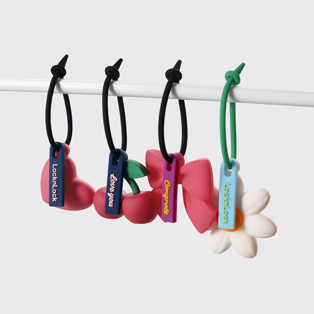 TLL098PIK - LocknLock Móc khoá nhựa Cherry - Màu hồng