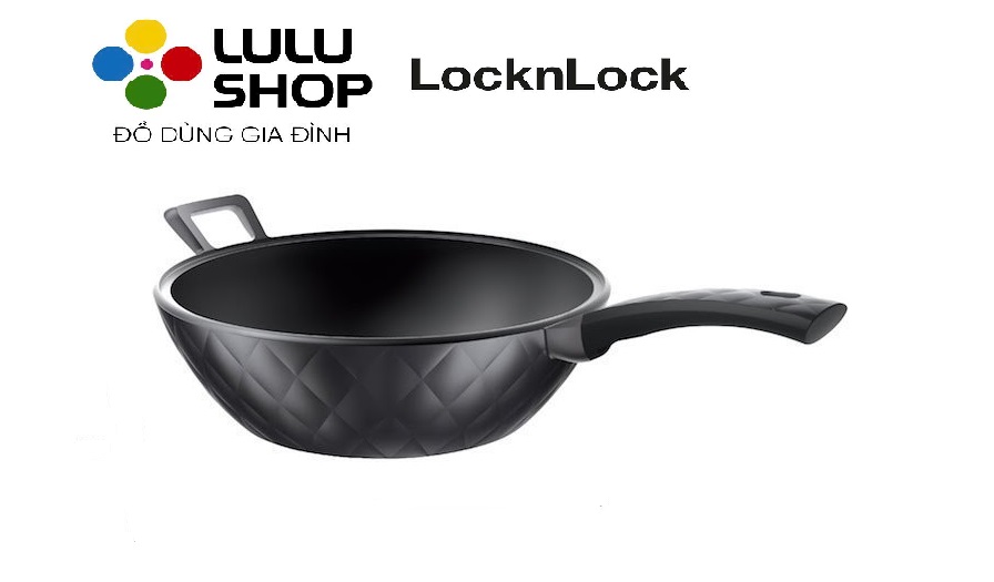 GTH3285-IH - Chảo sâu lòng Lock&Lock Salon 28cm (Có thể sử dụng bếp từ) - Màu đen