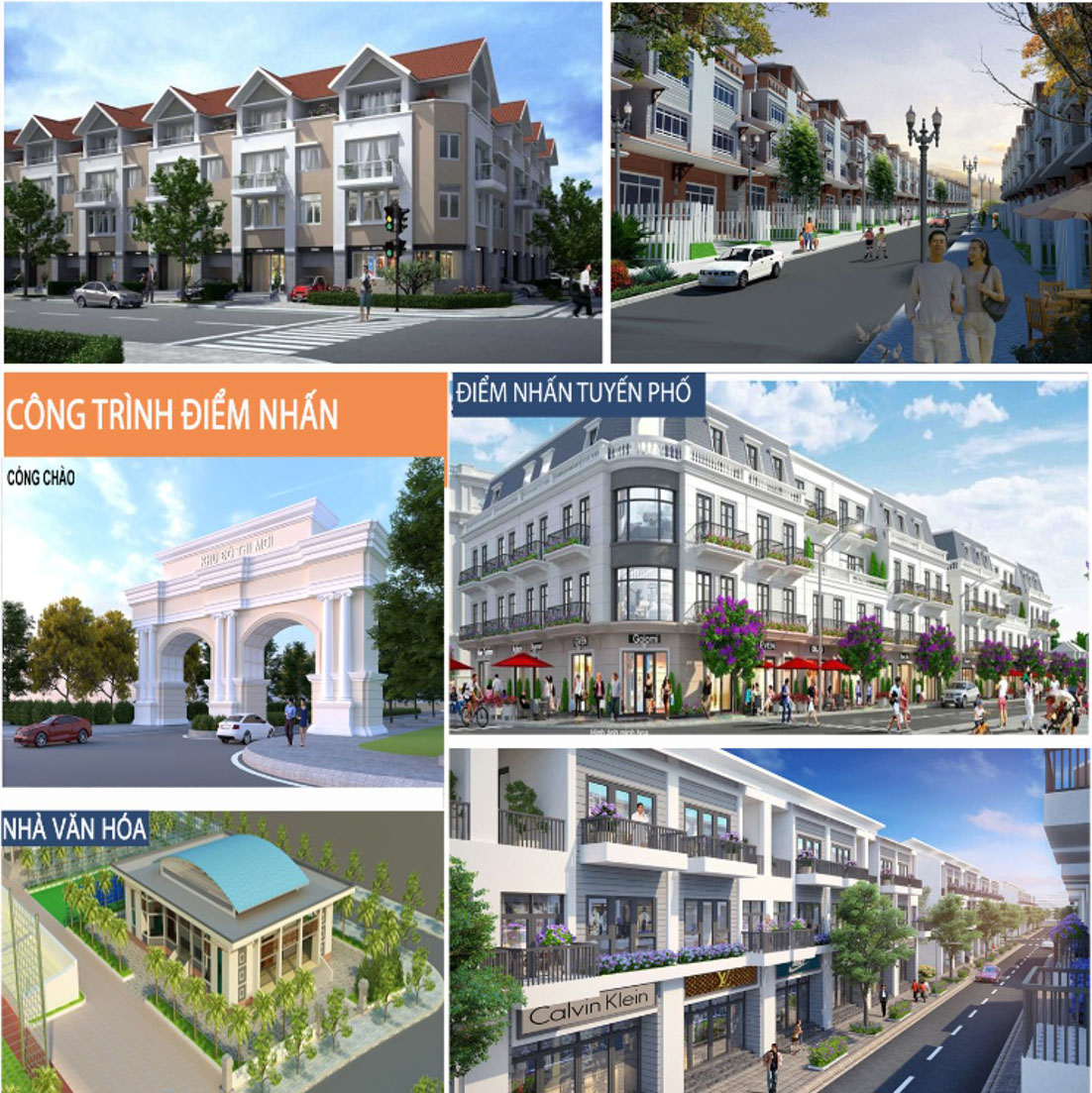 Tổ chức công trình điểm nhấn