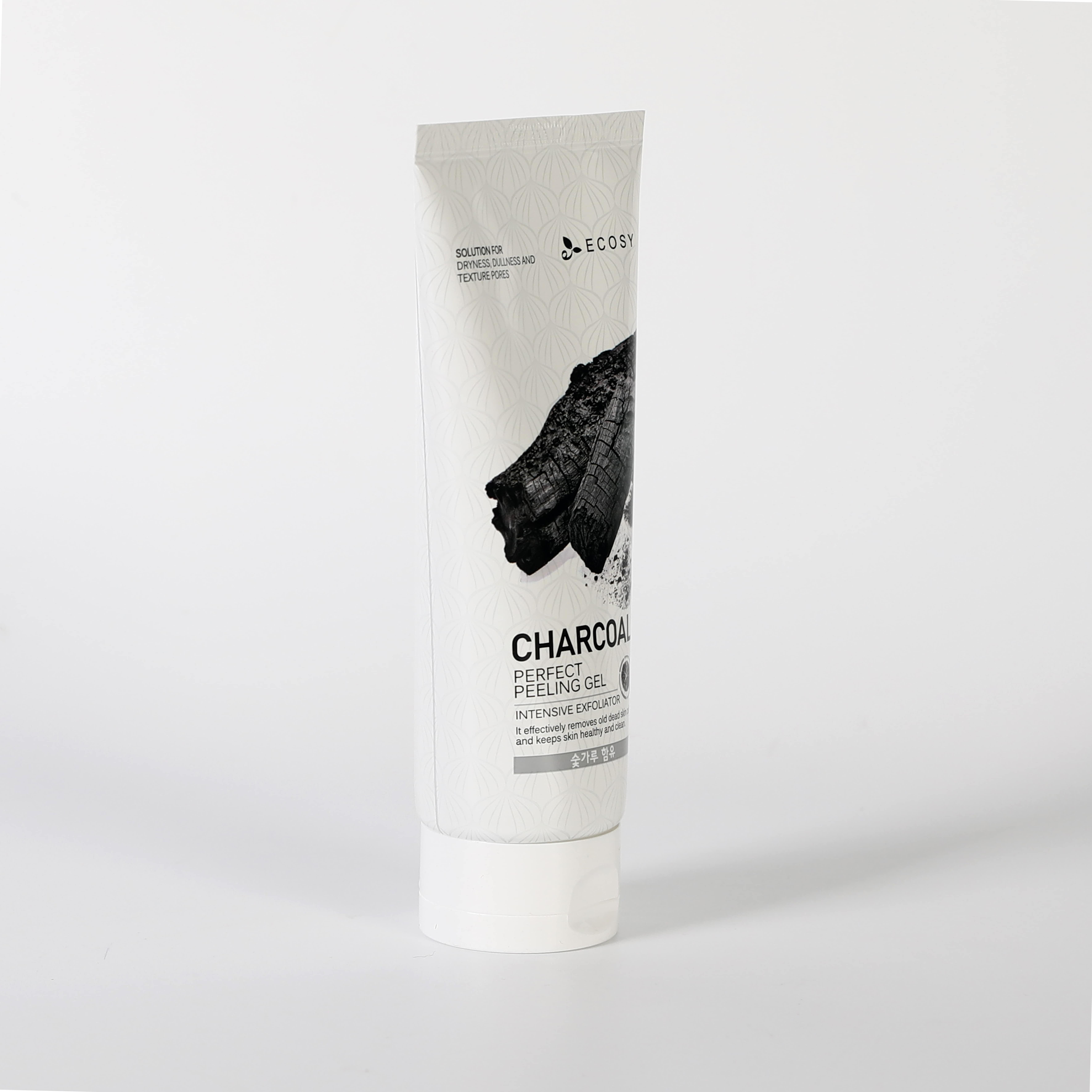 Gel Tẩy Tế Bào Chết Body Chiết Xuất Than Hoạt Tính – Charcoal Perfect Peeling Gel ECOSY TTBTHT180 - 180ML