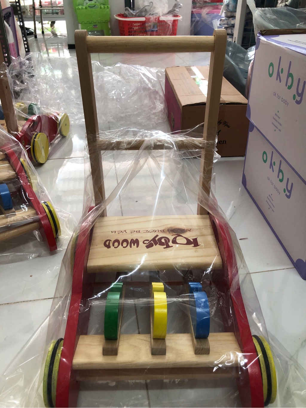 xe tập đi bằng gỗ iq baby hàng đẹp