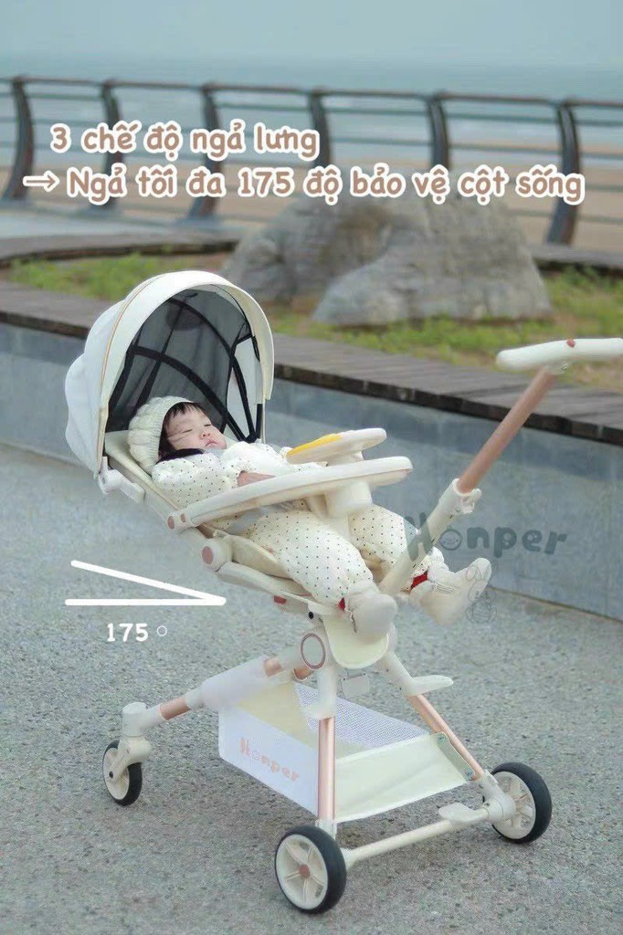 xe đẩy gấp gọn Honper hp825