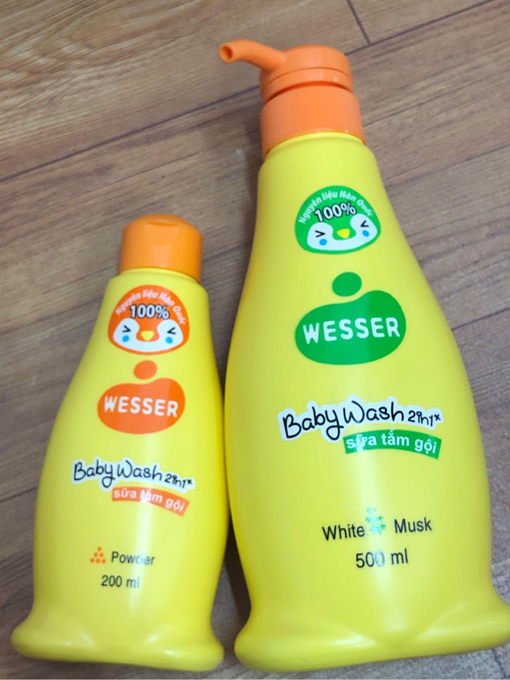 sữa tắm gội wesser