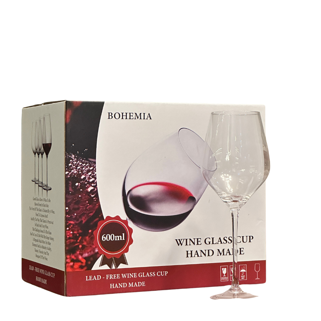 Hộp 6 cái Ly thủy tinh Bohemia 600ml
