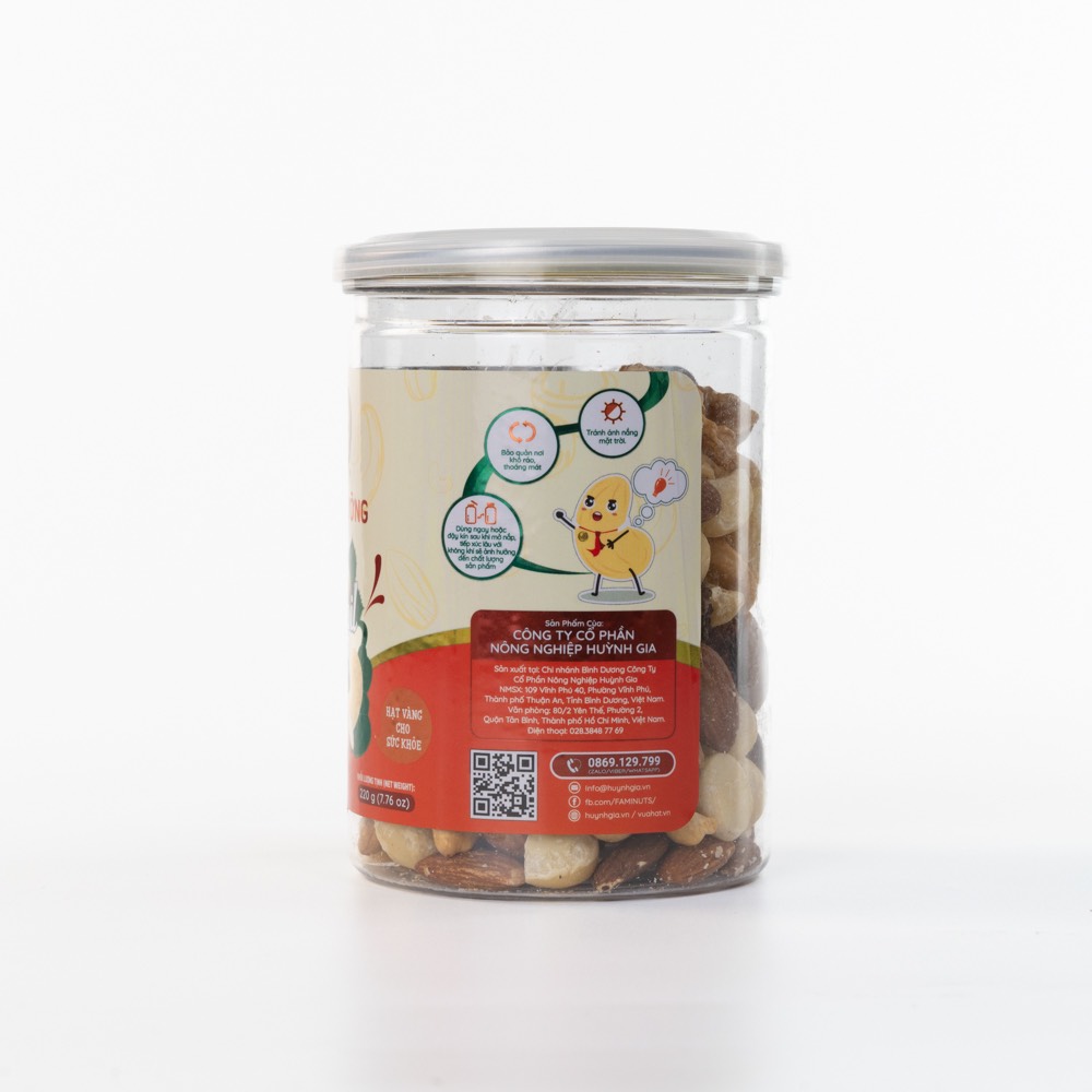 Hạt Dinh Dưỡng Mixed Faminuts Hũ 220g