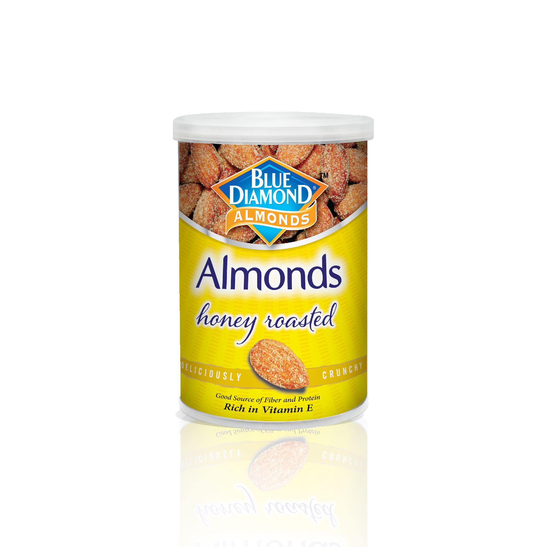 Hạt Hạnh Nhân Rang Vị Mật Ong Blue Diamond - Lon 130g