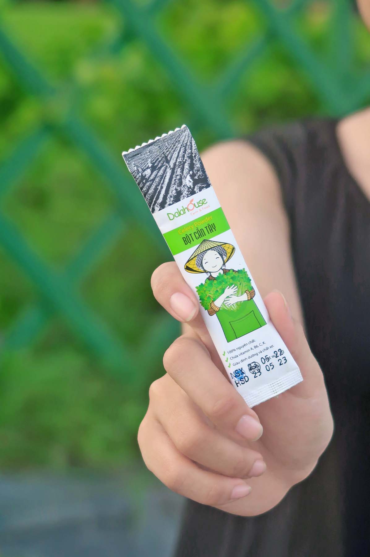 Bột Cần Tây Hữu Cơ Nguyên Chất Dalahouse Hộp 60g
