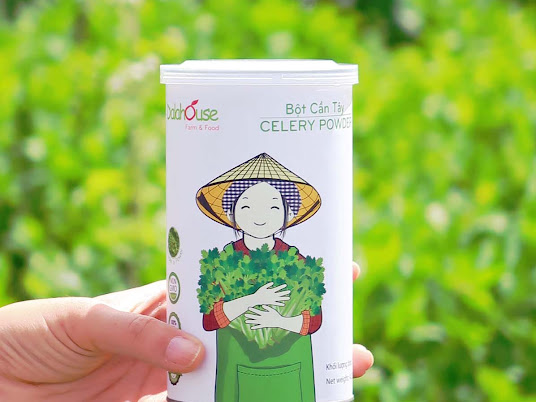 Bột Cần Tây Hữu Cơ Nguyên Chất Dalahouse Lon 120g